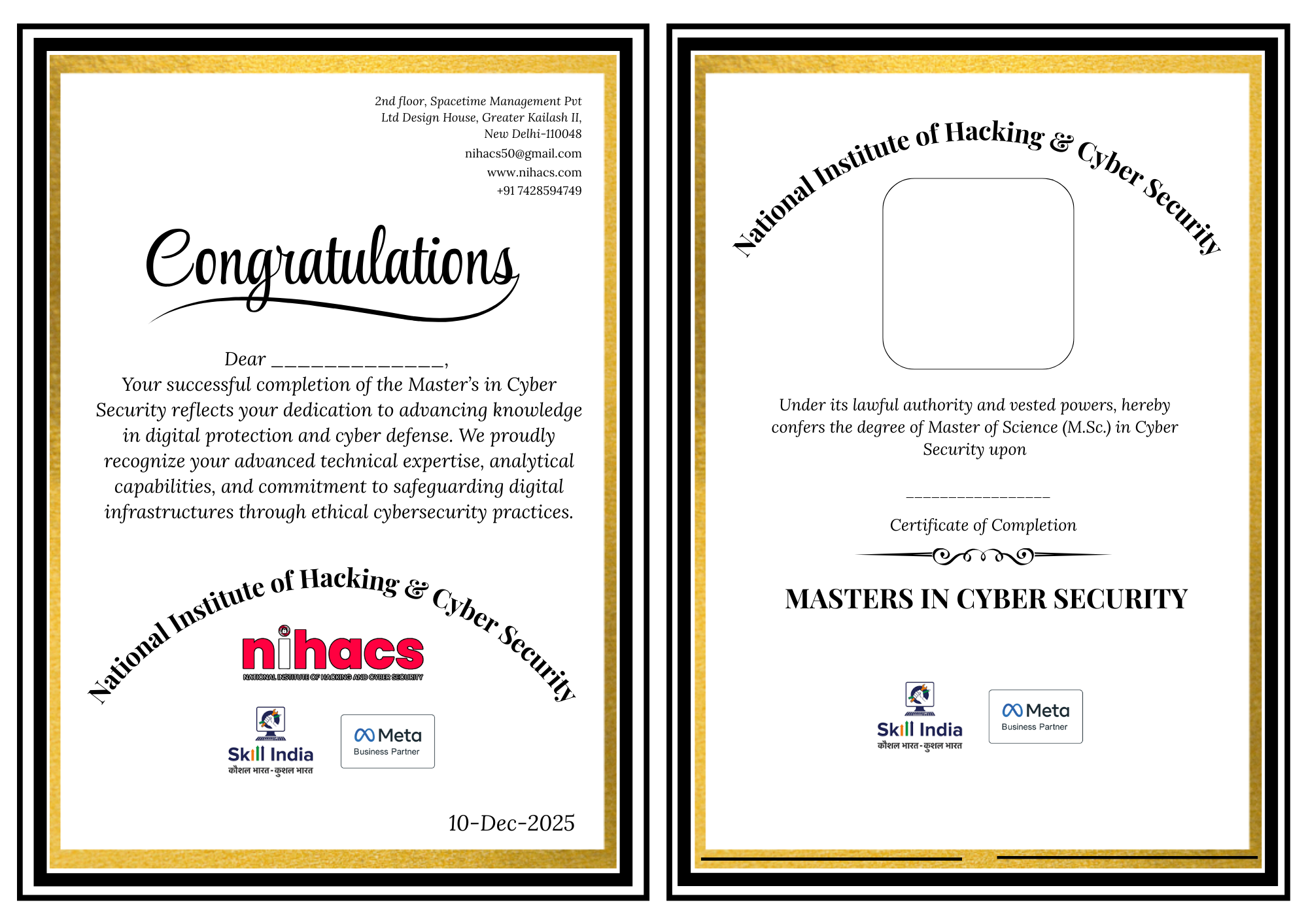 Master in Cyber Security